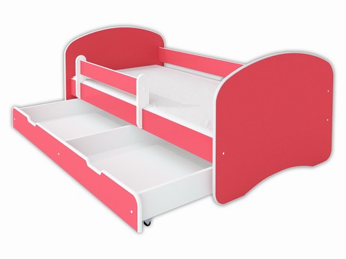 Happy 3 BL krevet sa fiokom i dušekom 160x80 roze