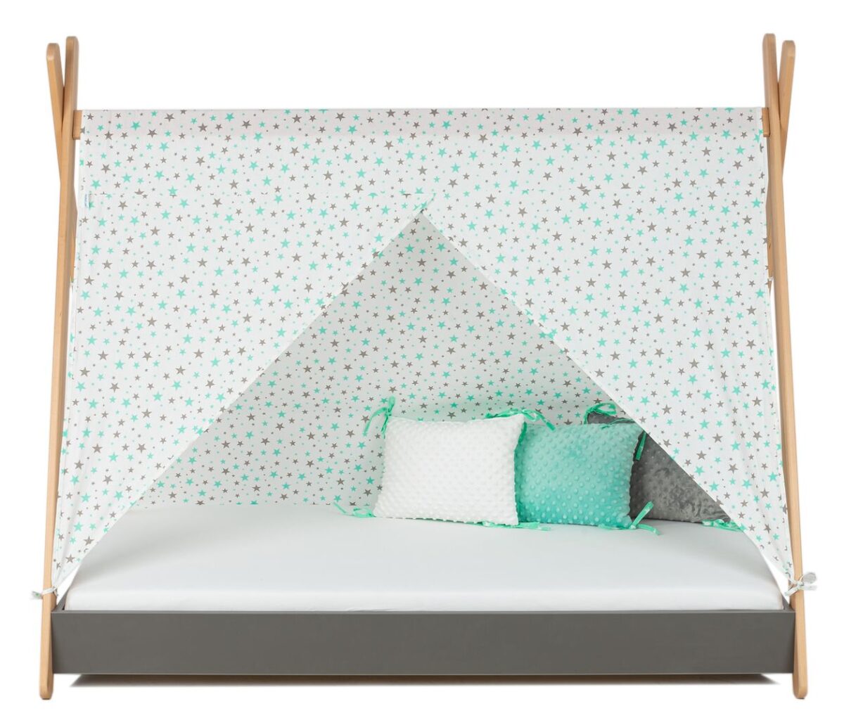 Tipi sivi krevet